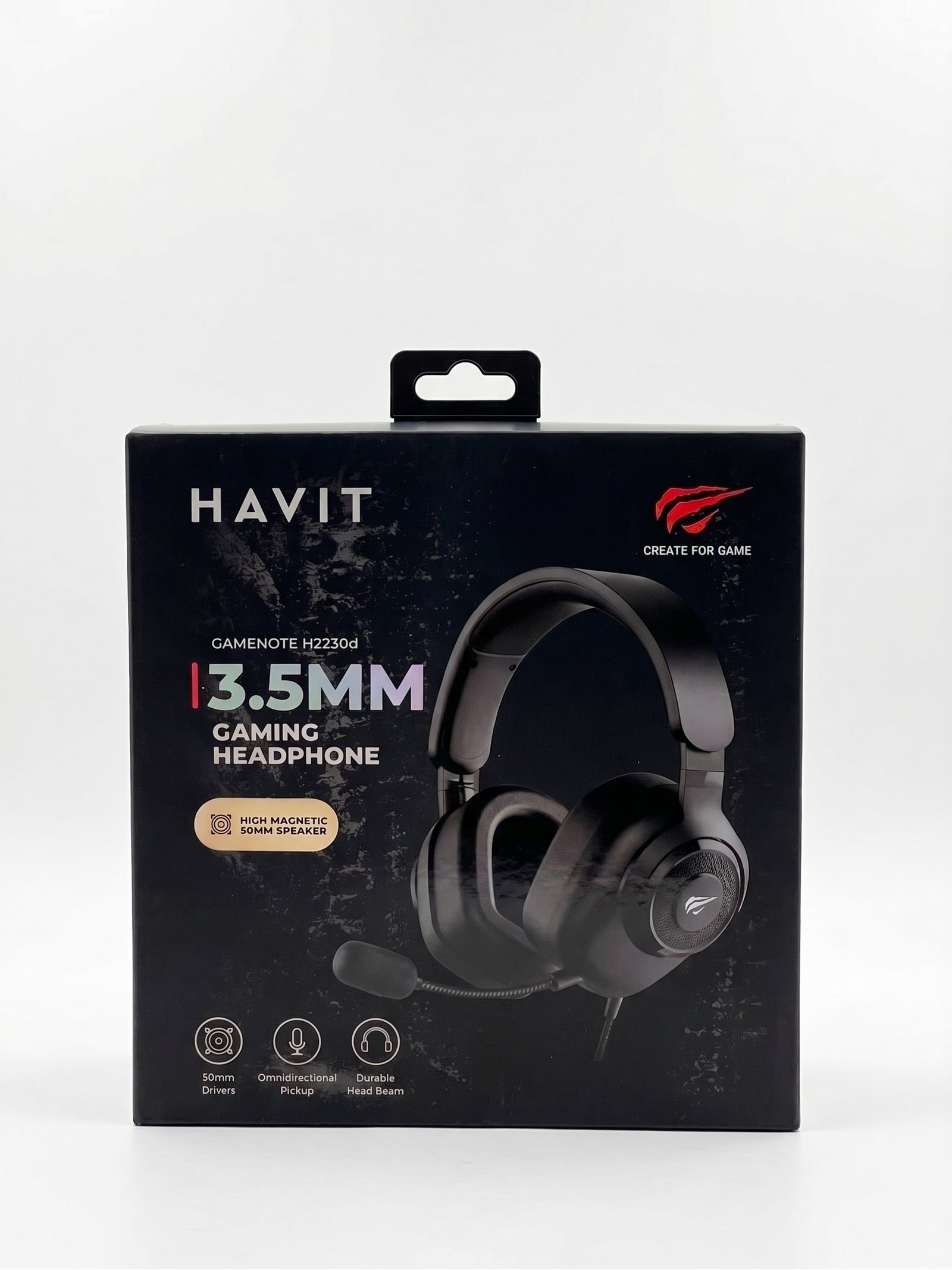 Diadema Gamer Havit H2230D Negra