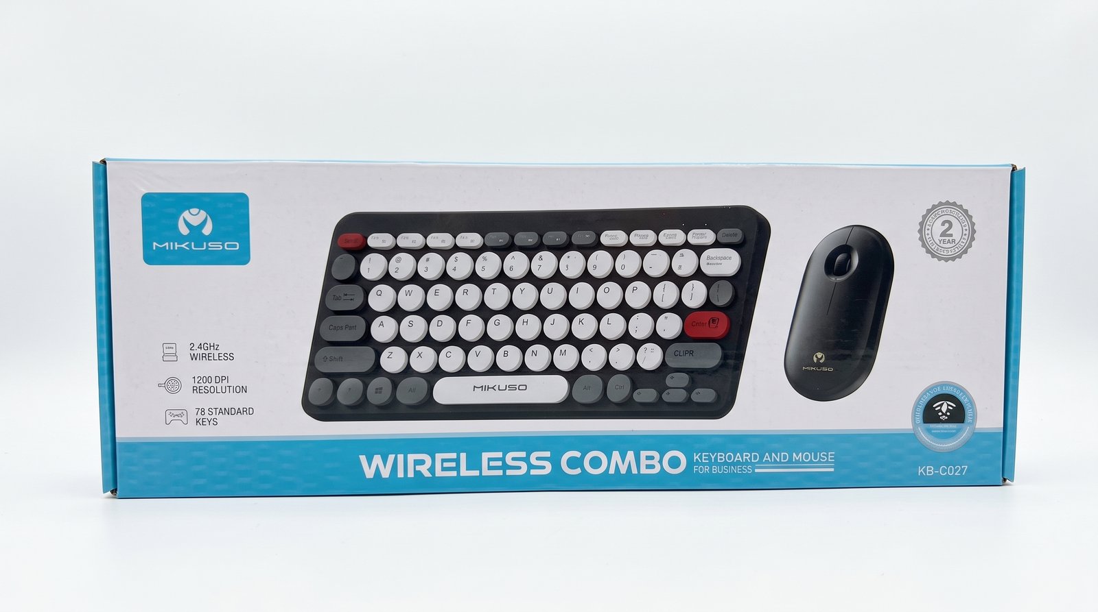 Combo Teclado Mouse Inalámbrico Mikuso KB-C02